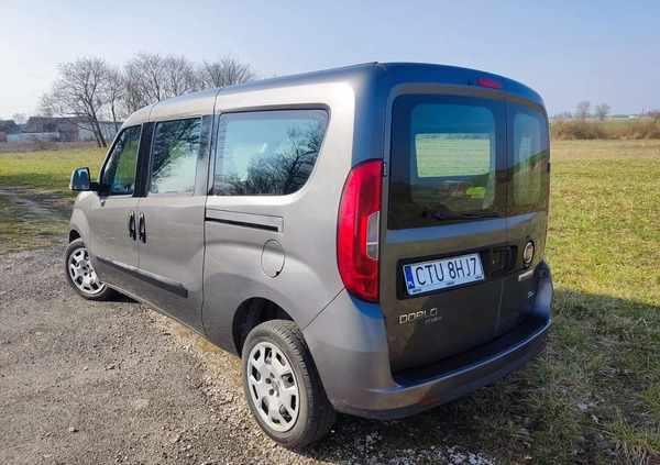 Fiat Doblo cena 39997 przebieg: 218622, rok produkcji 2016 z Tuchola małe 436